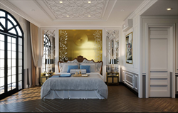 Thiết kế nội thất phòng ngủ khách sạn phong cách Châu Âu